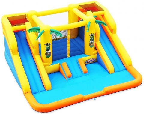 backyard inflatable water slides