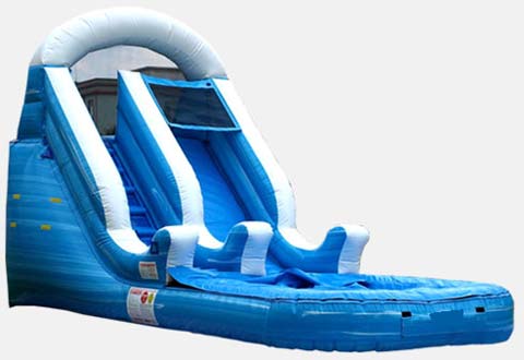 inflated water slides backyard