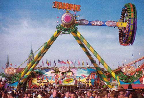 Giant Frisbee Ride for funfairs