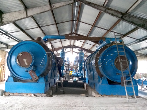 Waste Tires Pyrolysis Plant