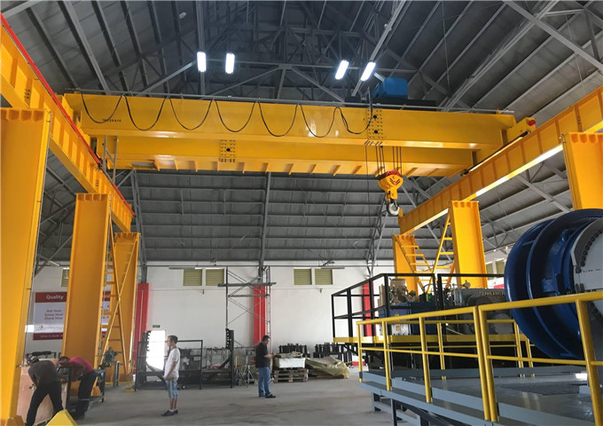 Order electric double bridge crane from China