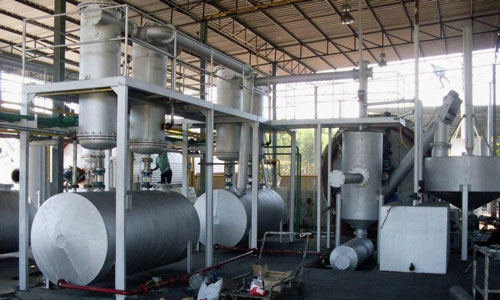 plastic pyrolysis oil plant