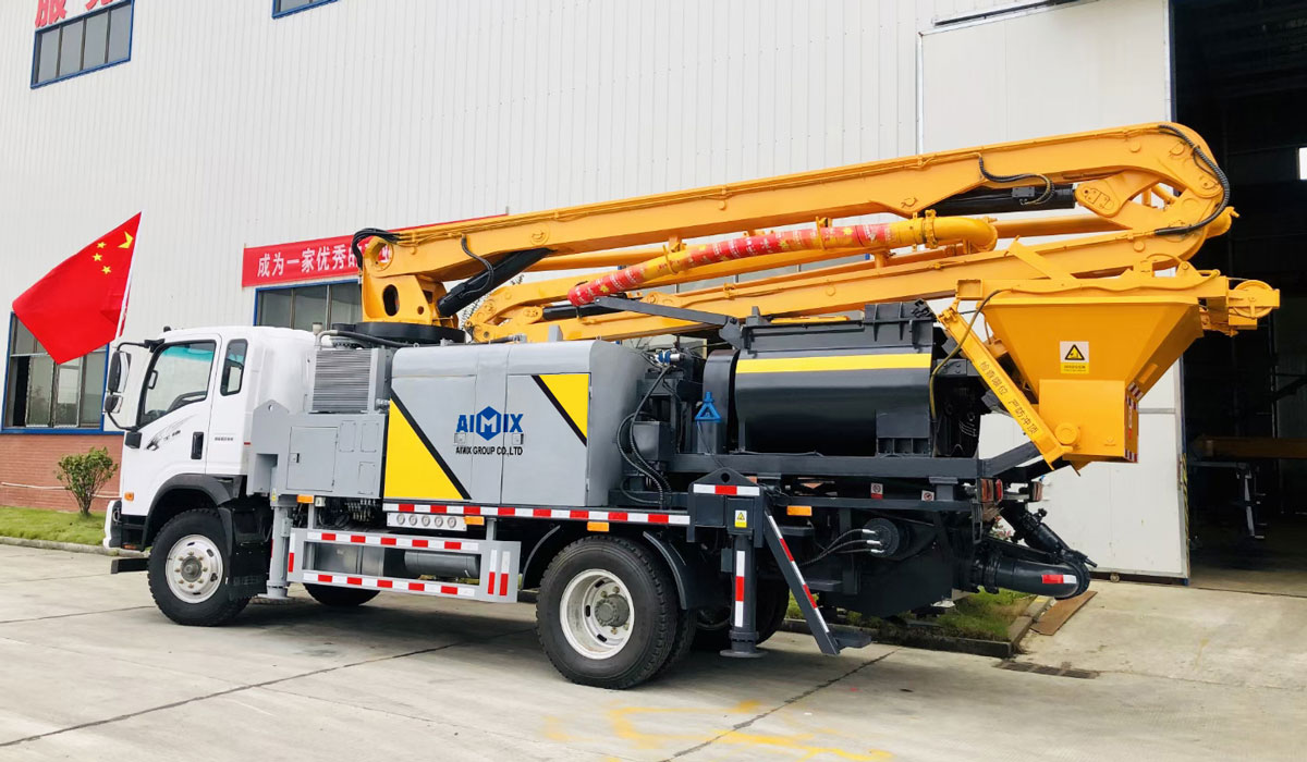 21m concrete pump truck