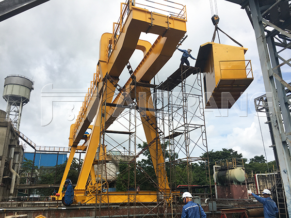 Double Girder Gantry Crane 5 Ton Price