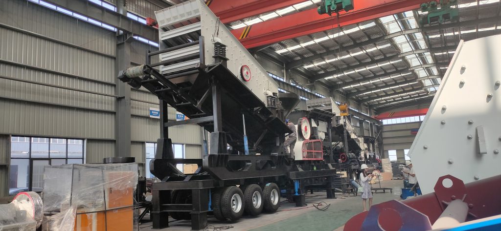 mobile crushing plant