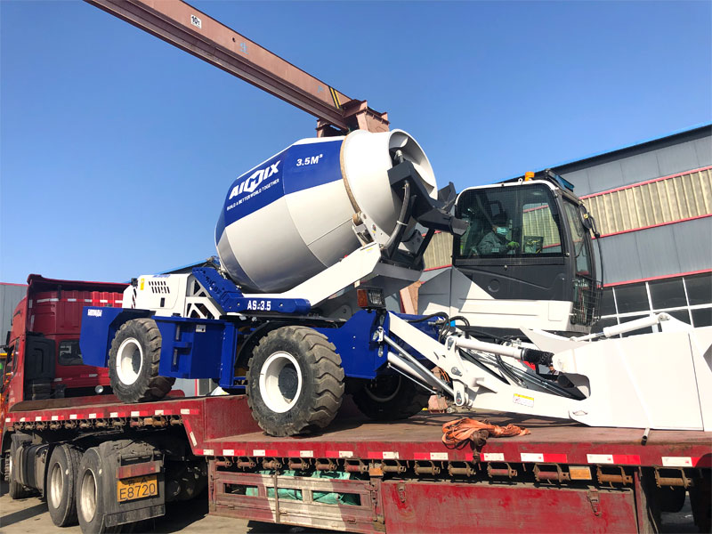 self loading cement mixer