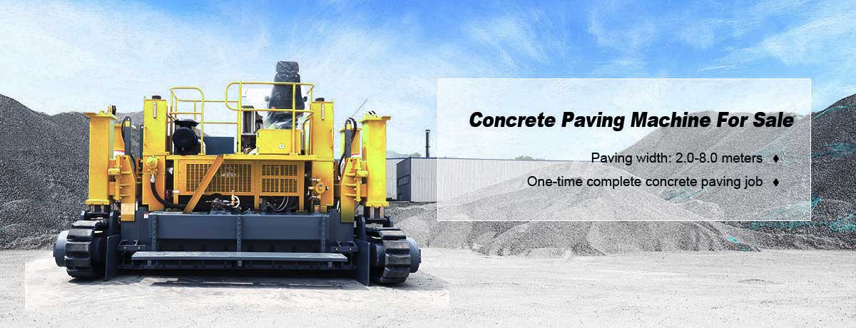 concrete paving machine