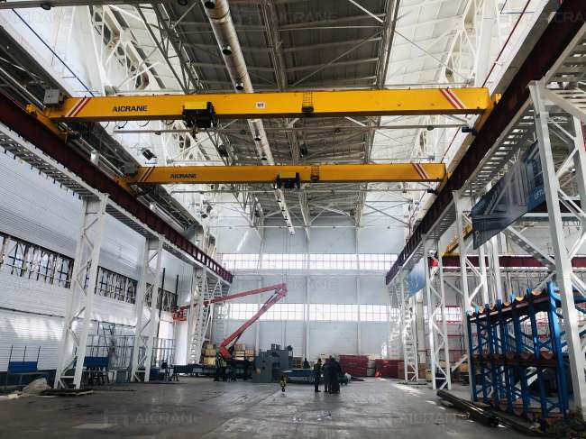 single girder top running crane