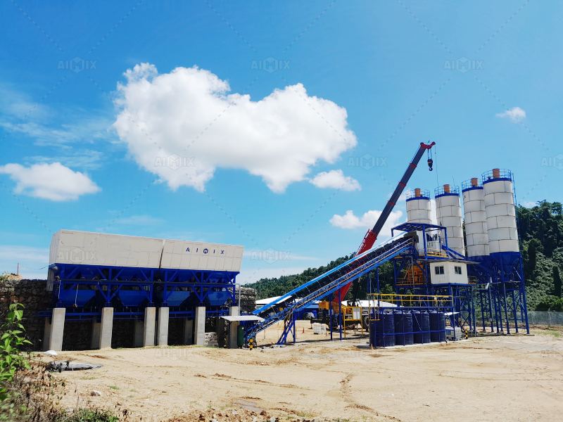 stationary batch plant for Indonesia