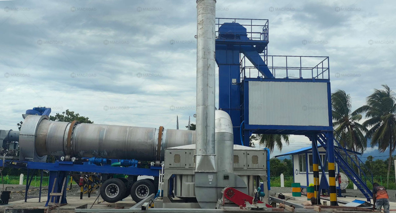 ALYT80 mobile drum asphalt plant