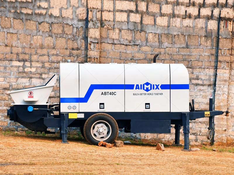 Concrete Trailer Pump for Construction Industry