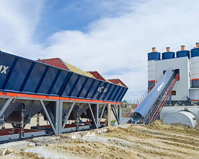AJ180 ready mix concrete plant